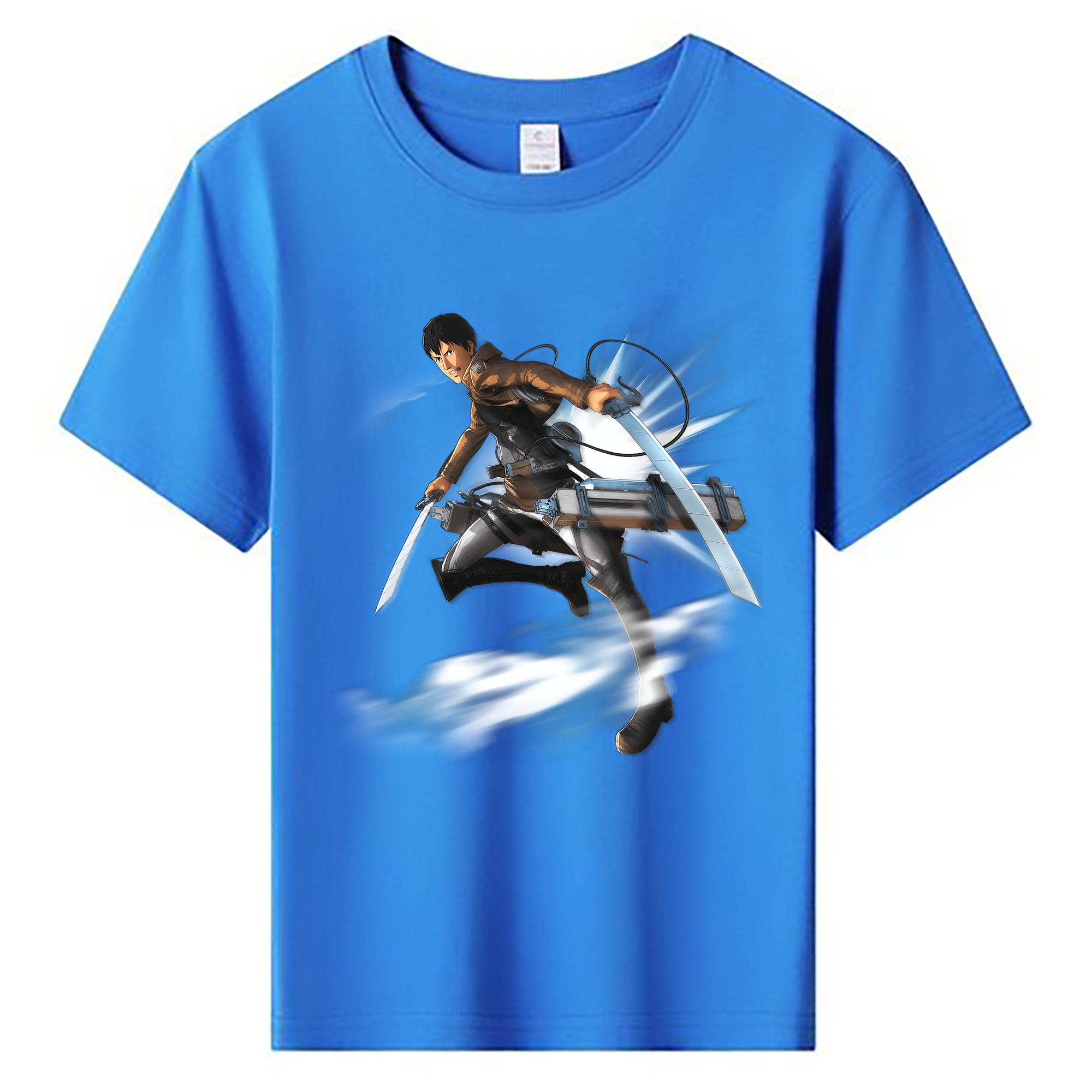 （画像用） 進撃の巨人 ベルトルト・フーバー Attack on Titan Bertholdt Hoover 綿100％キッズTシャツ（フロントプリント）